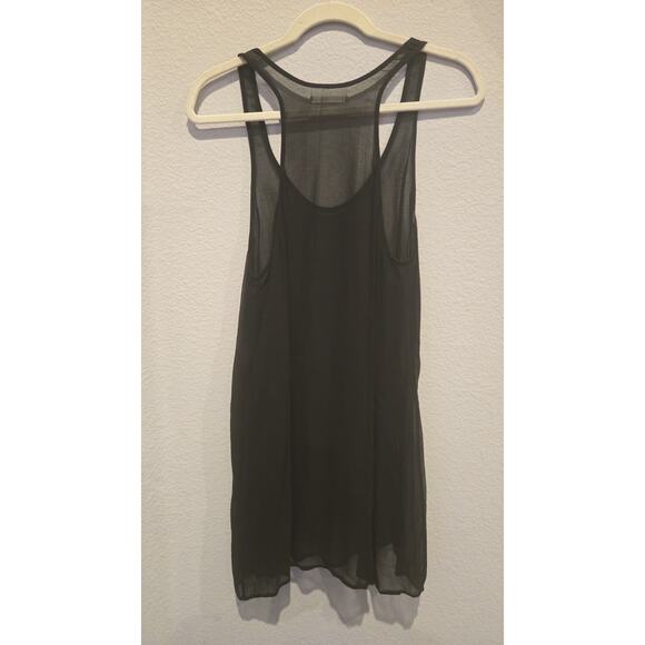 Isabel Marant Étoile Women's Sheer Black Tank Top Size 38 Casual - Picture 6 of 8